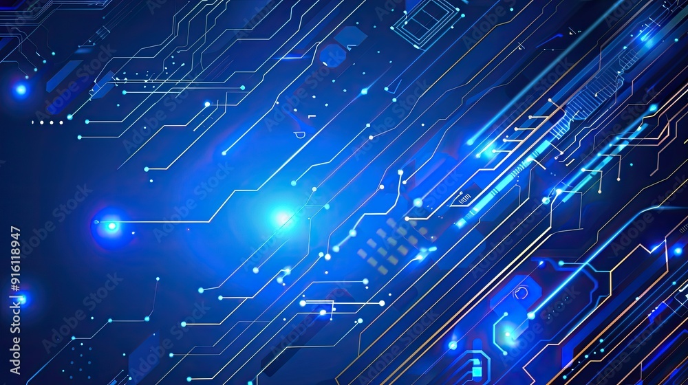 Abstract Circuitry: A Futuristic Digital Network Abstract Circuitry: A Futuristic Digital Network