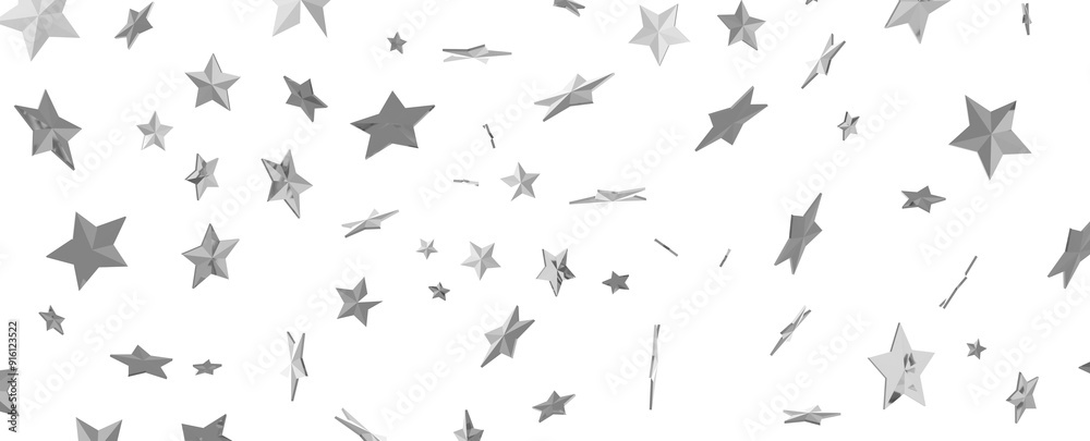 sparkling Christmas confetti falling isolated on white sparkling Christmas confetti falling isolated on white