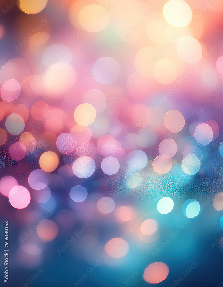 Pastel Bokeh Background or Overlay Pastel Bokeh Background or Overlay