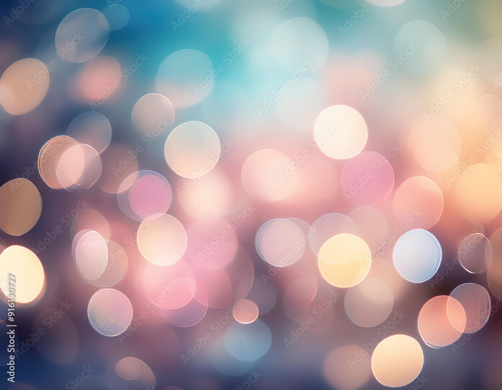 Pastel Bokeh Background or Overlay Pastel Bokeh Background or Overlay