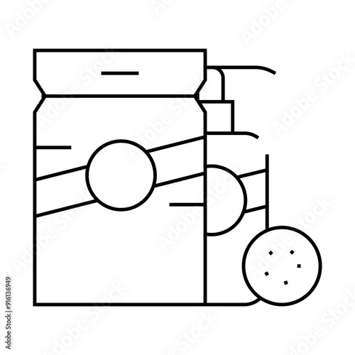 peeling ge, soap and face scrubs line icon vector. peeling ge, soap and face scrubs sign. isolated contour symbol black illustration
