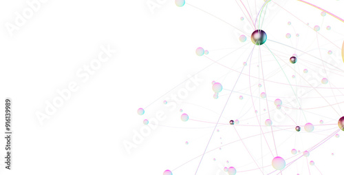 Abstract 3d rendering of ne...