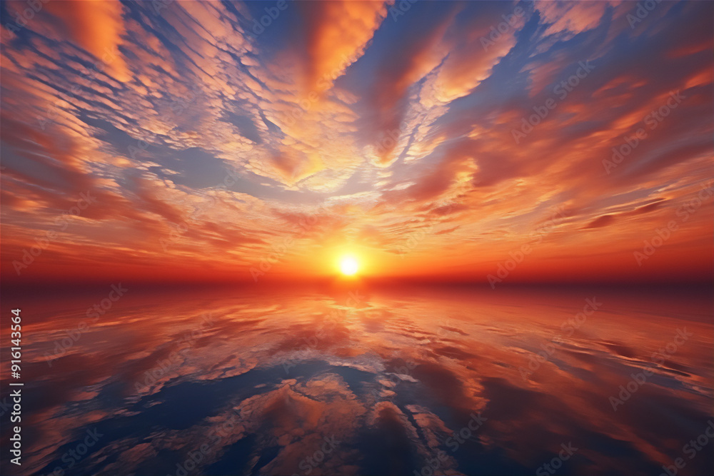 Sky In sunset with dramatic beautiful clouds version 31 Sky In sunset with dramatic beautiful clouds version 31