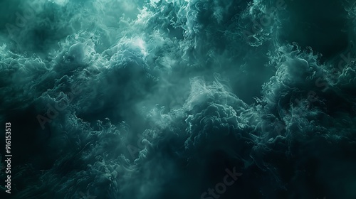 Horizontally Oriented Blue-Colored Grunge Background in 8K