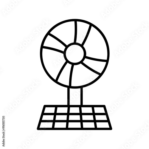 solar powered fan