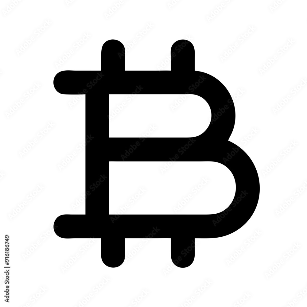 Bitcoin currency digital coin economy finance technology crypto blockchain financial icon pictogram Bitcoin currency digital coin economy finance technology crypto blockchain financial icon pictogram