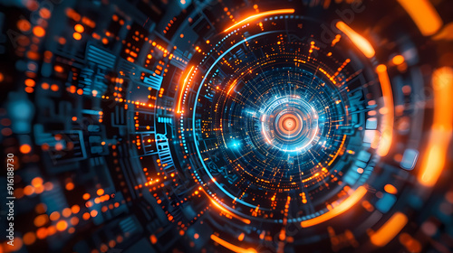 Wallpaper Mural Sci-fi future, exploration of the digital world Torontodigital.ca