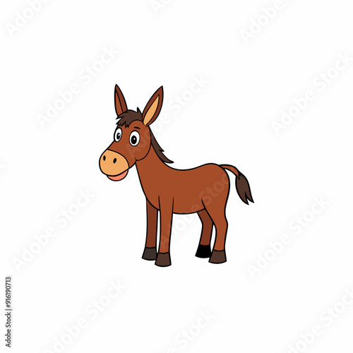 Black mule, mule silhouette, mule vector art, animal icon, Holiday t shirt, mule Vector illustration, mule Line art, pet cartoon drawn trendy logo, eps, svg