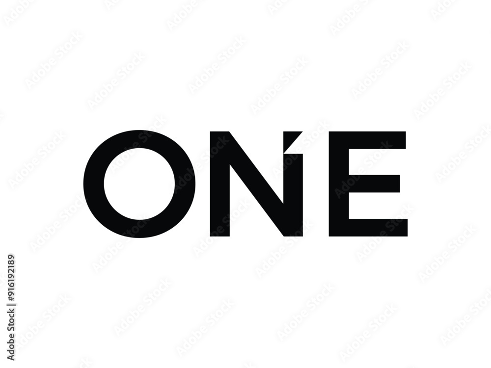 initial number one logo symbol vector template initial number one logo symbol vector template