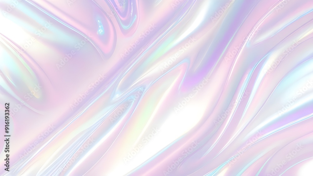 Holographic background seamless trendy iridescent light foil texture. Soft holographic pastel unicorn marble background pattern. Modern pearlescent blurry abstract swirl illustration.
Holographic background seamless trendy iridescent light foil texture. Soft holographic pastel unicorn marble background pattern. Modern pearlescent blurry abstract swirl illustration.