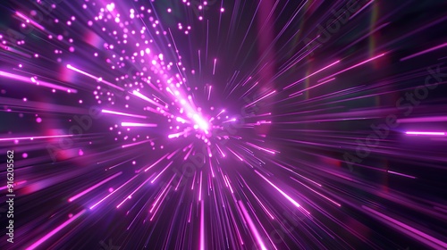 Abstract purple neon lights, creating a futuristic, vibrant, and dynamic backdrop.