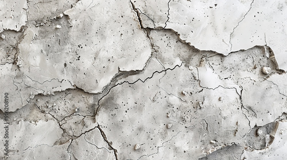 Naklejka premium Old White Background Paper Texture with Grunge Detailing
