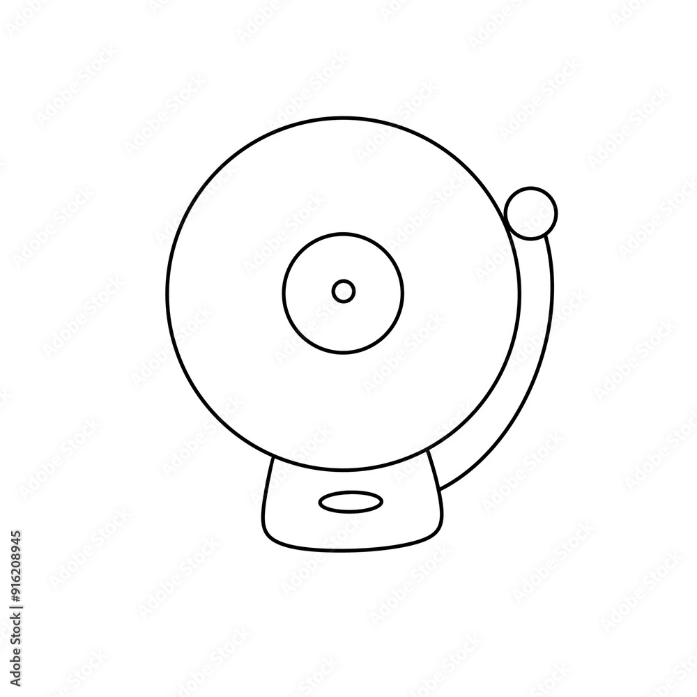 A white circle with a red dot in the center A white circle with a red dot in the center