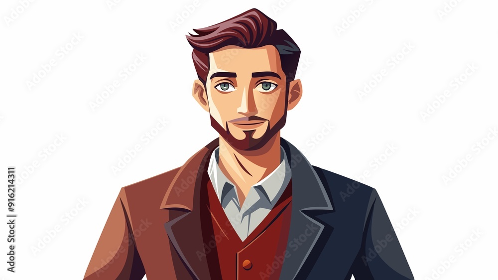Confidence and charisma define this modern gentleman. This scene depicts a man exuding confidence, emphasizing the power of personal style and self-expression. Confidence and charisma define this modern gentleman. This scene depicts a man exuding confidence, emphasizing the power of personal style and self-expression.