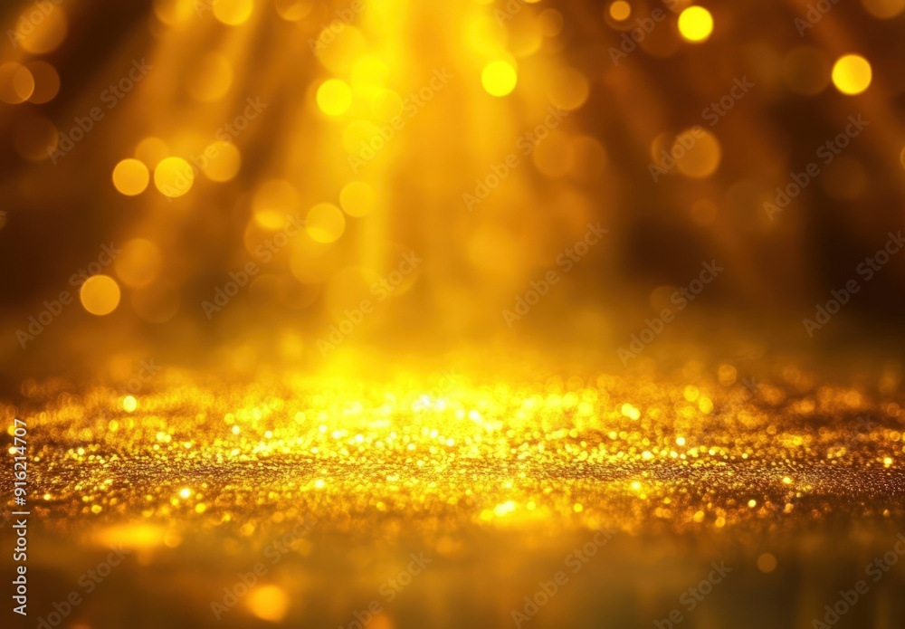 Golden Glitter Background