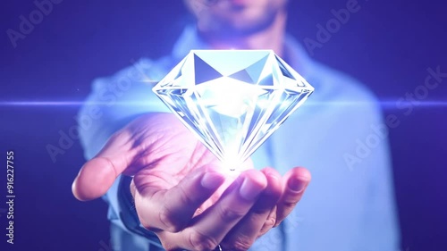 Close-up of a man's hand outstretched with fingers curled, against a dark background, palm facing the camera.