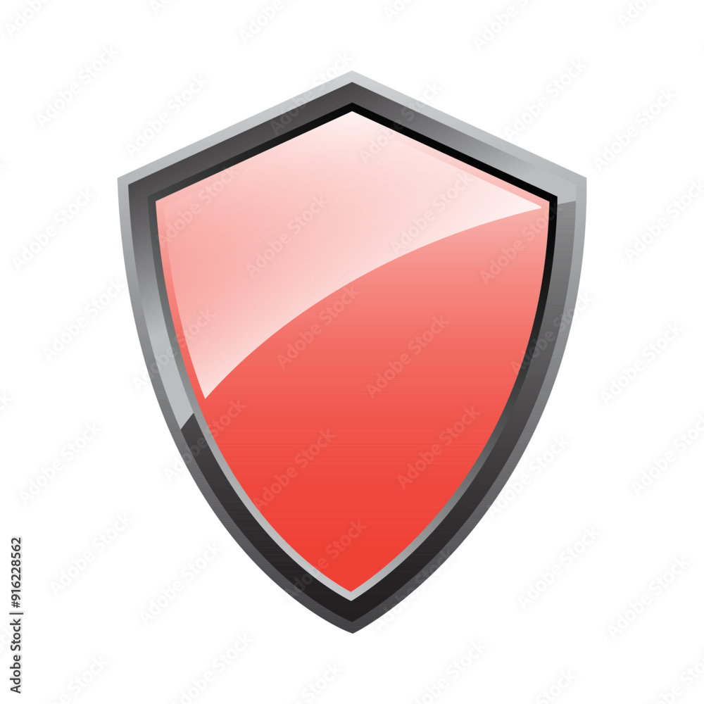 Shield icon template Shield icon template