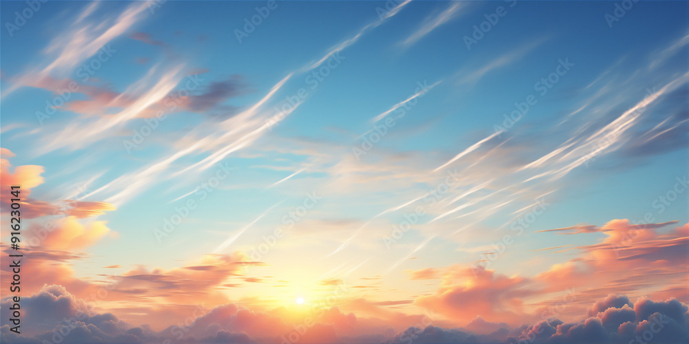 Sunset sky with beautiful dramatic clouds version 80 Sunset sky with beautiful dramatic clouds version 80