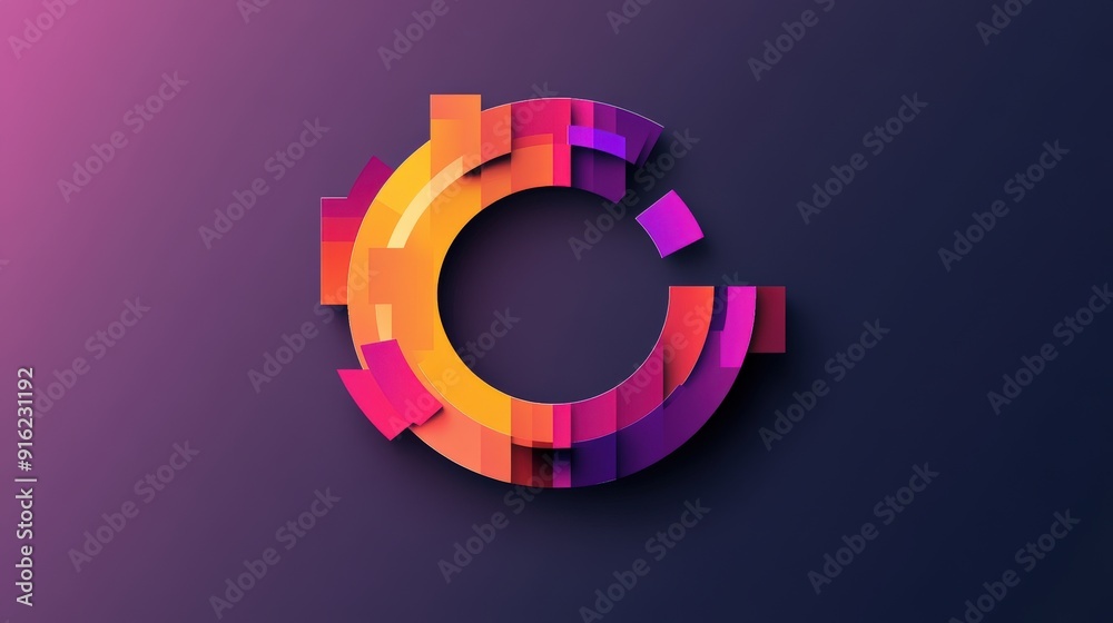 Contemporary icon with a vibrant, prominent look, effectively representing a URL with a modern, bold style Contemporary icon with a vibrant, prominent look, effectively representing a URL with a modern, bold style