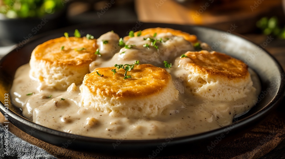 Buttermilk Biscuits and Sausage Gravy Buttermilk Biscuits and Sausage Gravy
