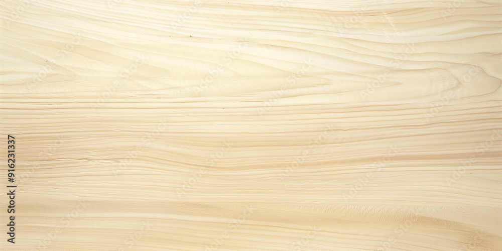 A smooth, light-colored wood surface with subtle grain patterns. A smooth, light-colored wood surface with subtle grain patterns.