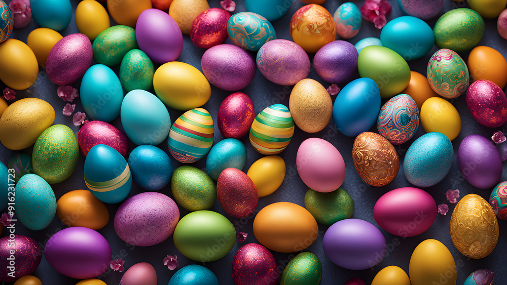 Easter eggs in Easter Day Easter eggs in Easter Day