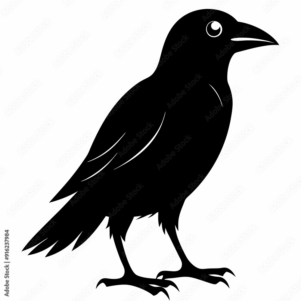 Crow isolated on white background, crow vector illustration, bird on a branch vector art, crow silhouette, bird vector icon, peacock on a branch line art, eps, raven on a branch cartoon Crow isolated on white background, crow vector illustration, bird on a branch vector art, crow silhouette, bird vector icon, peacock on a branch line art, eps, raven on a branch cartoon