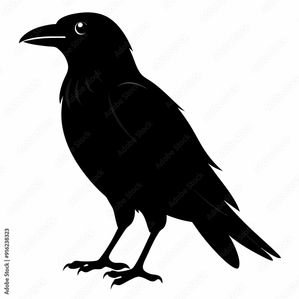 Crow isolated on white background, crow vector illustration, bird on a branch vector art, crow silhouette, bird vector icon, peacock on a branch line art, eps, raven on a branch cartoon Crow isolated on white background, crow vector illustration, bird on a branch vector art, crow silhouette, bird vector icon, peacock on a branch line art, eps, raven on a branch cartoon