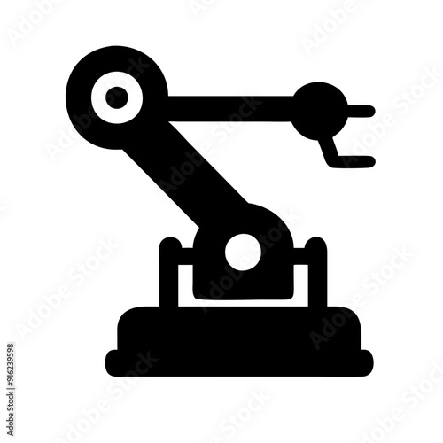 ioT Robot arm technology automation machine industry factory manufacturing hand  Pictogram 
