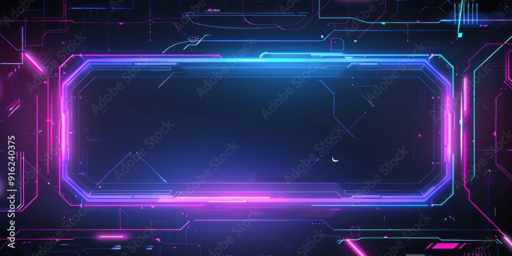Futuristic Digital Interface Background Futuristic Digital Interface Background