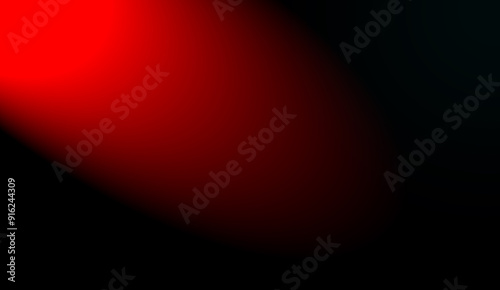 red light beam at the top with a dark background. red blurred beam light on dark background.abstract red blurred backgound.