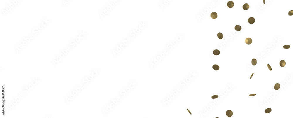 Radiant Revelry: Dynamic 3D Illustration of a Radiating Gold Confetti Celebration Radiant Revelry: Dynamic 3D Illustration of a Radiating Gold Confetti Celebration