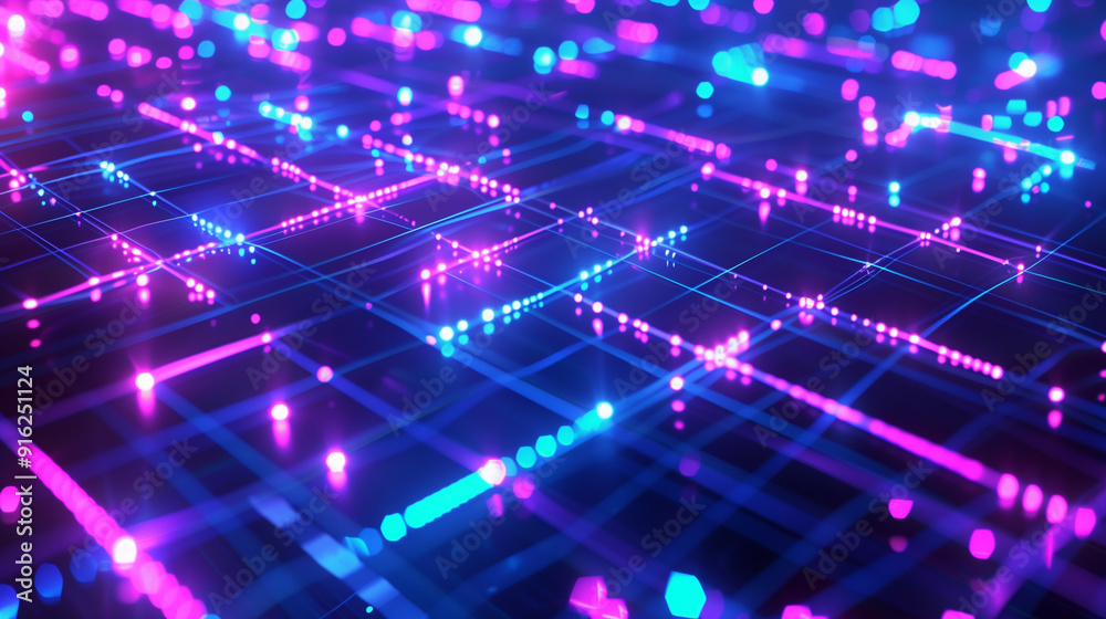 high-tech background featuring a complex grid of glowing lines and nodes, digital tech wallpaper high-tech background featuring a complex grid of glowing lines and nodes, digital tech wallpaper