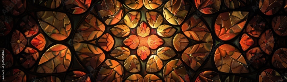 Abstract pattern with mosaic and geometric shapes. Abstract pattern with mosaic and geometric shapes.