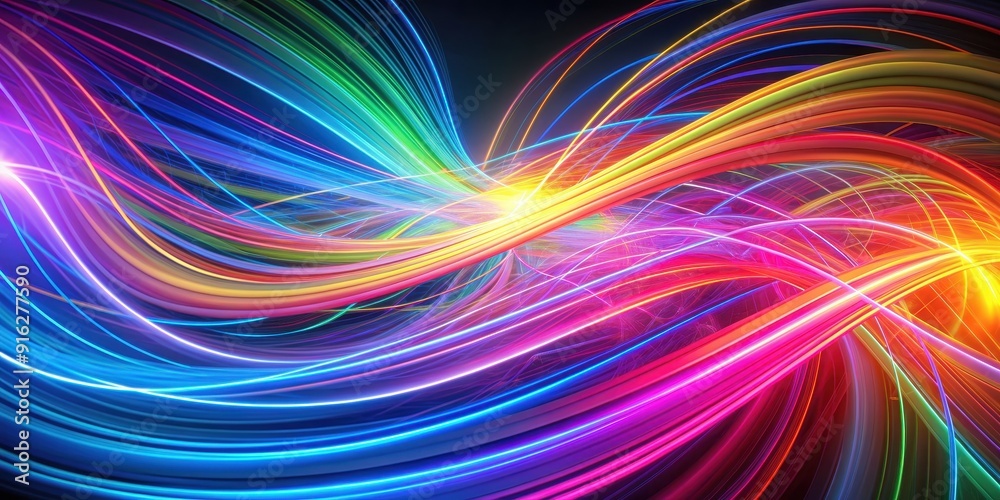 Colorful luminous lines swirling in a psychedelic abstract background, psychedelic, abstract, background, colorful, luminous Colorful luminous lines swirling in a psychedelic abstract background, psychedelic, abstract, background, colorful, luminous