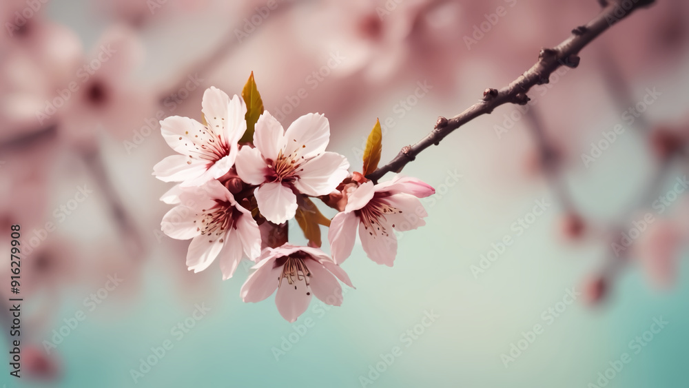 Obraz premium pink cherry blossoms