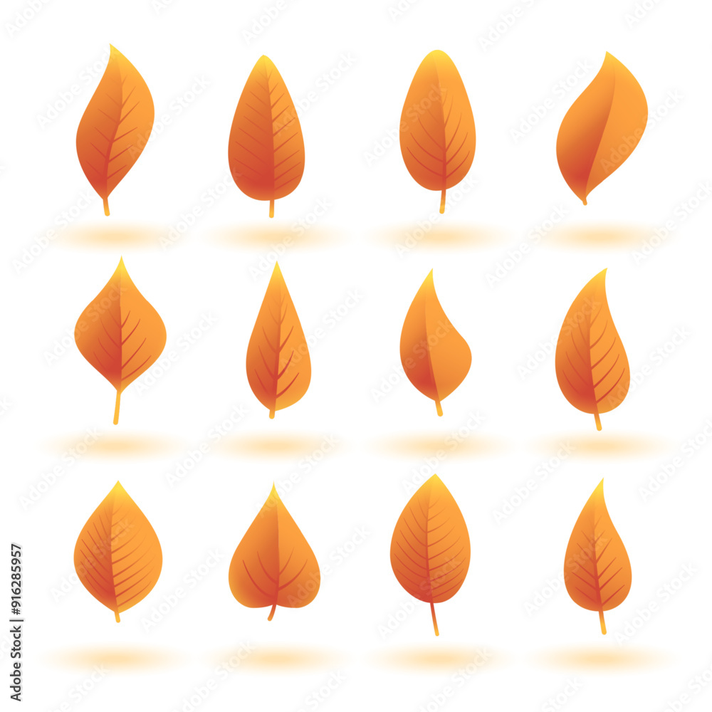pack of herbal autumn leaves background design pack of herbal autumn leaves background design