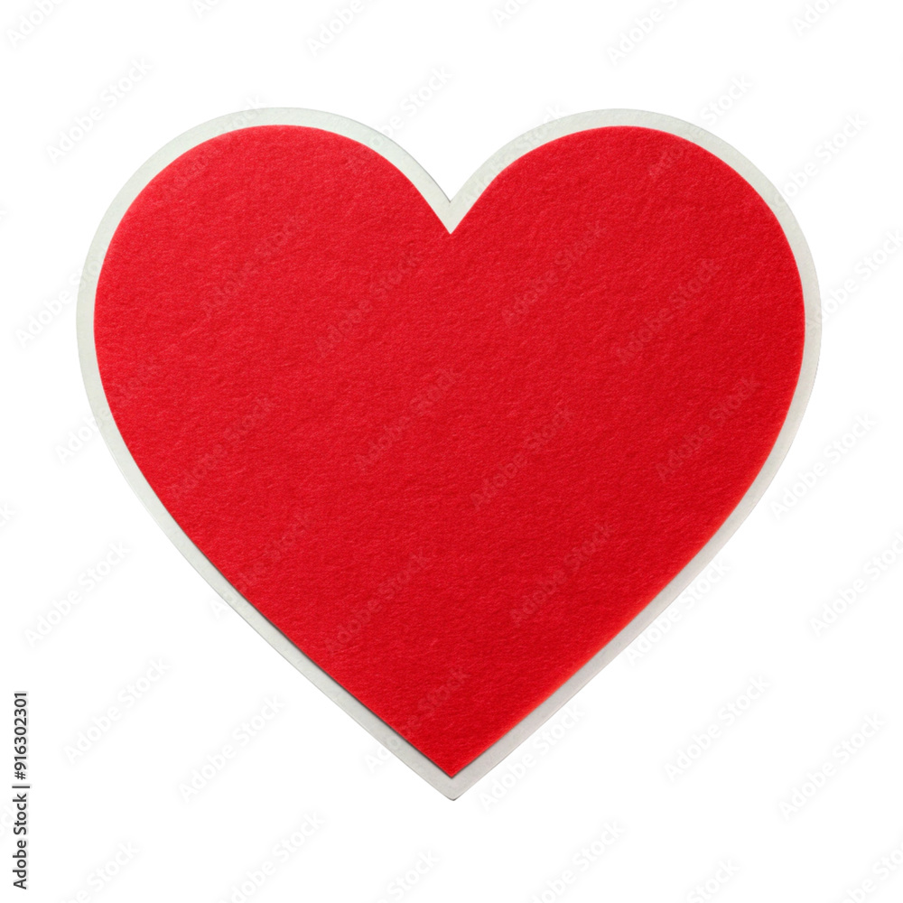 Red heart shape isolated on transparent background Red heart shape isolated on transparent background