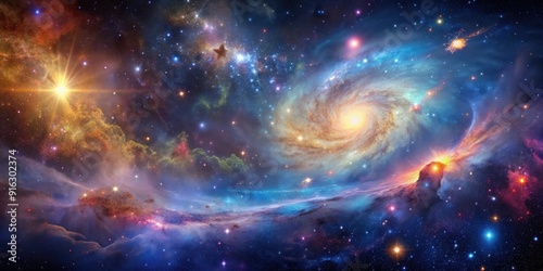 Space background with a stunning visual of stars, nebulas, and galaxies, space, background, universe, stars, nebulas