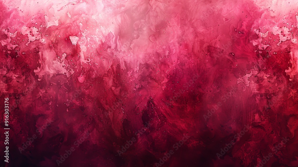 Fototapeta premium Hand-Painted Dark Red Watercolor Texture Background