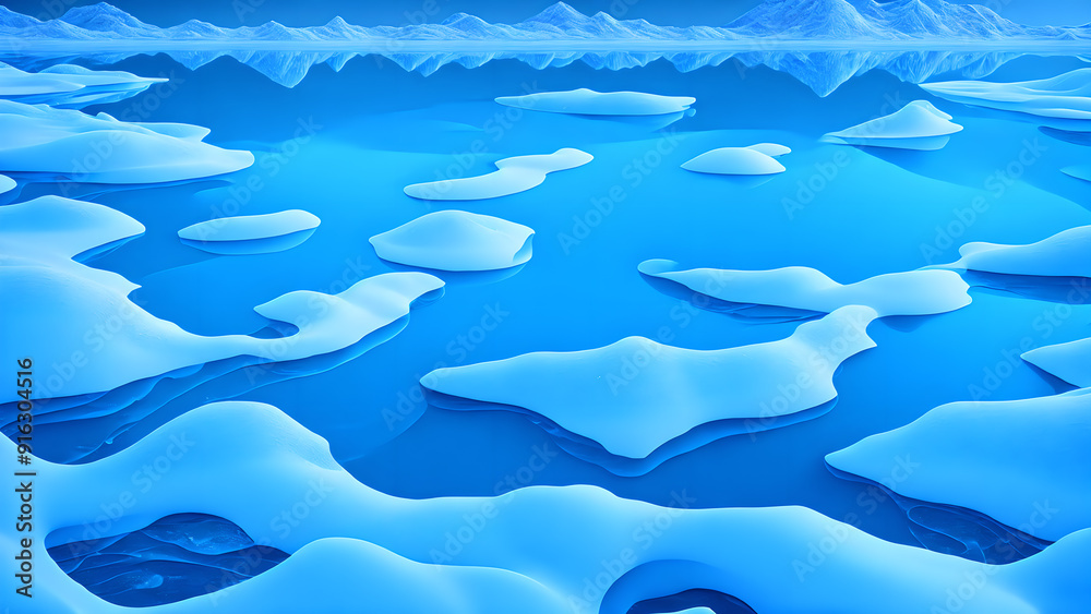 Frozen Lake background 3d wallpaper Frozen Lake background 3d wallpaper