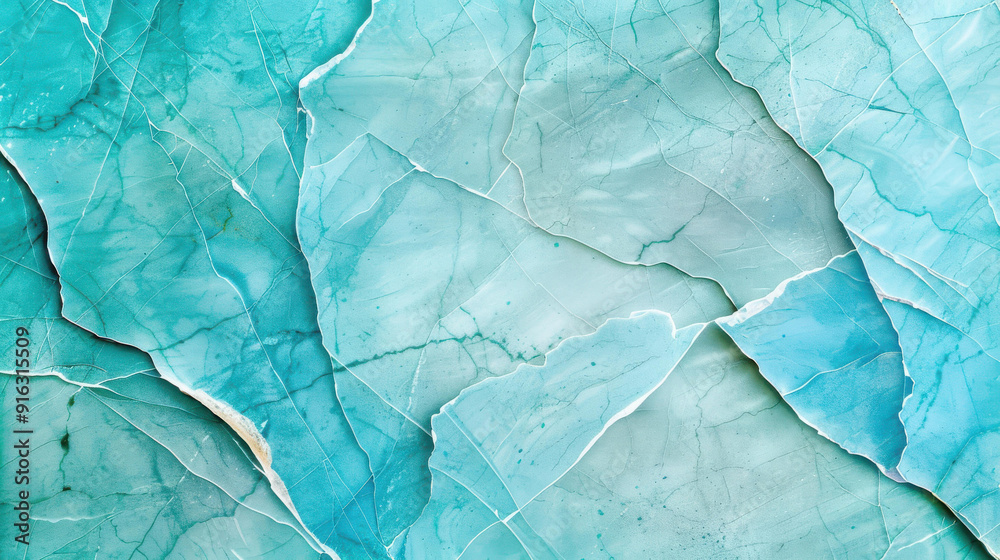 custom made wallpaper toronto digitalCloseup of a bluegreen granite marble monolith, showcasing a rough texture with intricate cracks and a unique design.