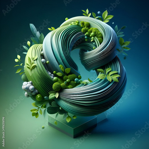 Nature’s Harmony with Technology: A 3D Art Perspective
