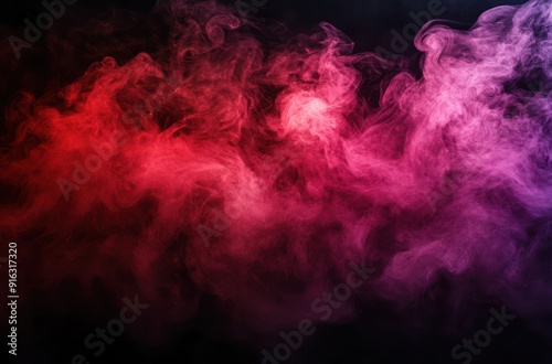 Abstract Red and Pink Smoke photo