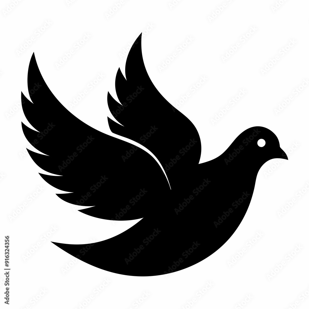 Dove of peace isolated on white background, dove vector illustration, bird on a branch vector art, dove silhouette, bird vector icon, bird on a branch line art, eps, dove on a branch cartoon Dove of peace isolated on white background, dove vector illustration, bird on a branch vector art, dove silhouette, bird vector icon, bird on a branch line art, eps, dove on a branch cartoon
