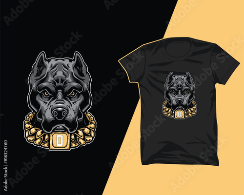 pitbull rebelled t shirt design