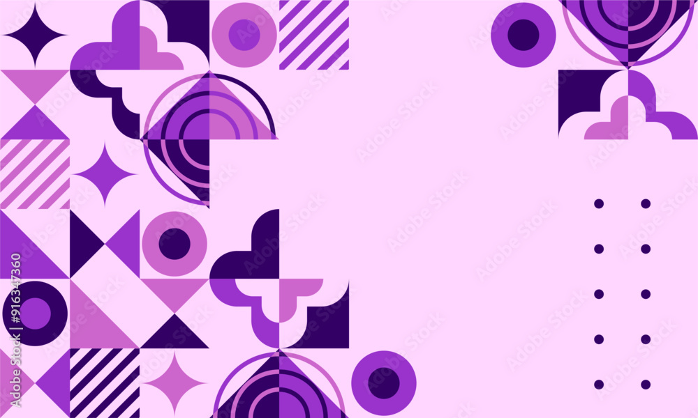 Fototapeta premium abstract mosaic flat design background