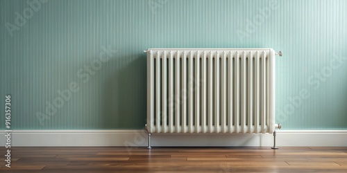Wallpaper Mural Classic radiator in front of a simple background  , radiator, heating, vintage, old-fashioned, traditional, home decor, interior design Torontodigital.ca