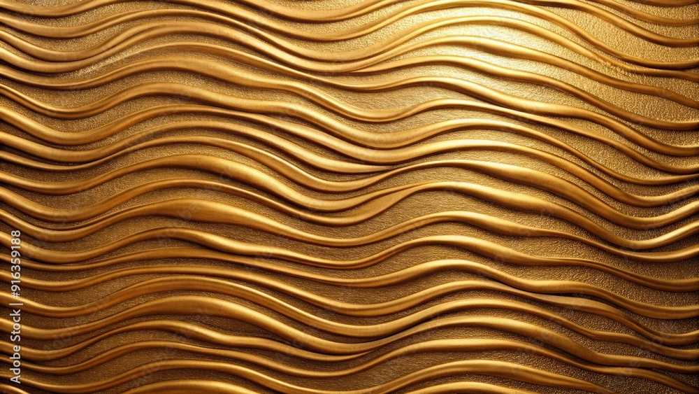Close-up of a textured surface with a wavy pattern in shades of gold and brown , textured, surface, wavy, pattern, gold Close-up of a textured surface with a wavy pattern in shades of gold and brown , textured, surface, wavy, pattern, gold