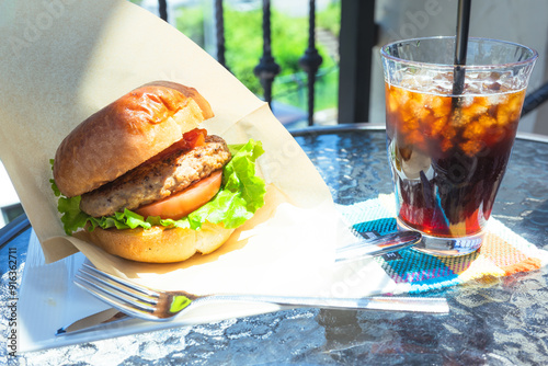 ハンバーガーコーヒーセット